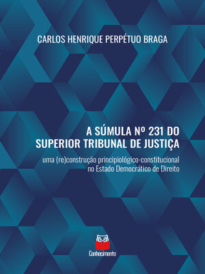 cover image of A súmula nº 231 do Superior Tribunal de Justiça